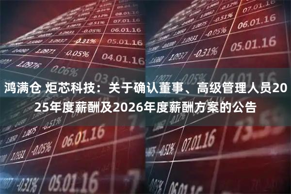 鸿满仓 炬芯科技：关于确认董事、高级管理人员2025年度薪酬及2026年度薪酬方案的公告