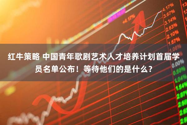 红牛策略 中国青年歌剧艺术人才培养计划首届学员名单公布！等待他们的是什么？